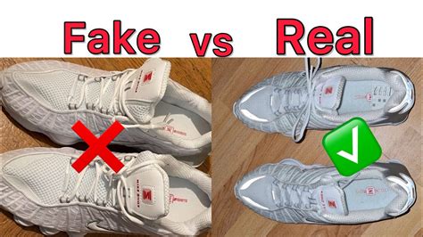 how to spot fake nike shox|how to identify a fake nike.